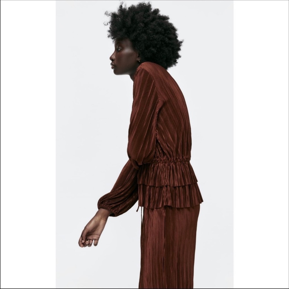 Zara Pleated Blouse - Picture 10 of 10